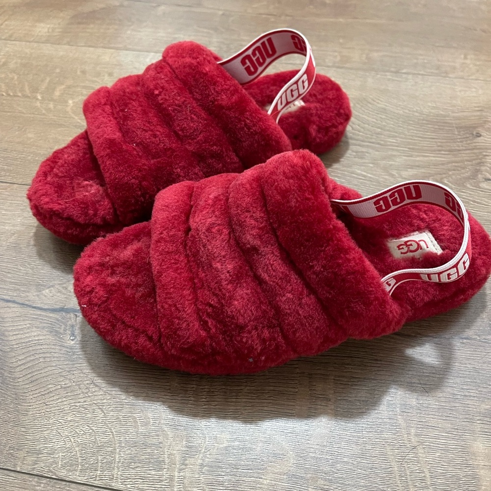 UGG fluff yeah slide slippers